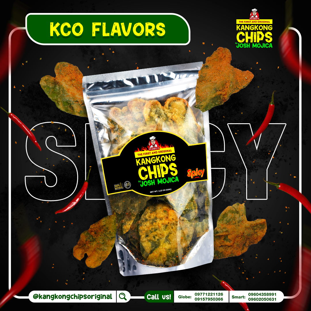 Kangkong Chips by Josh Mojica – Crispy Kangkong Chips – Spicy Flavor